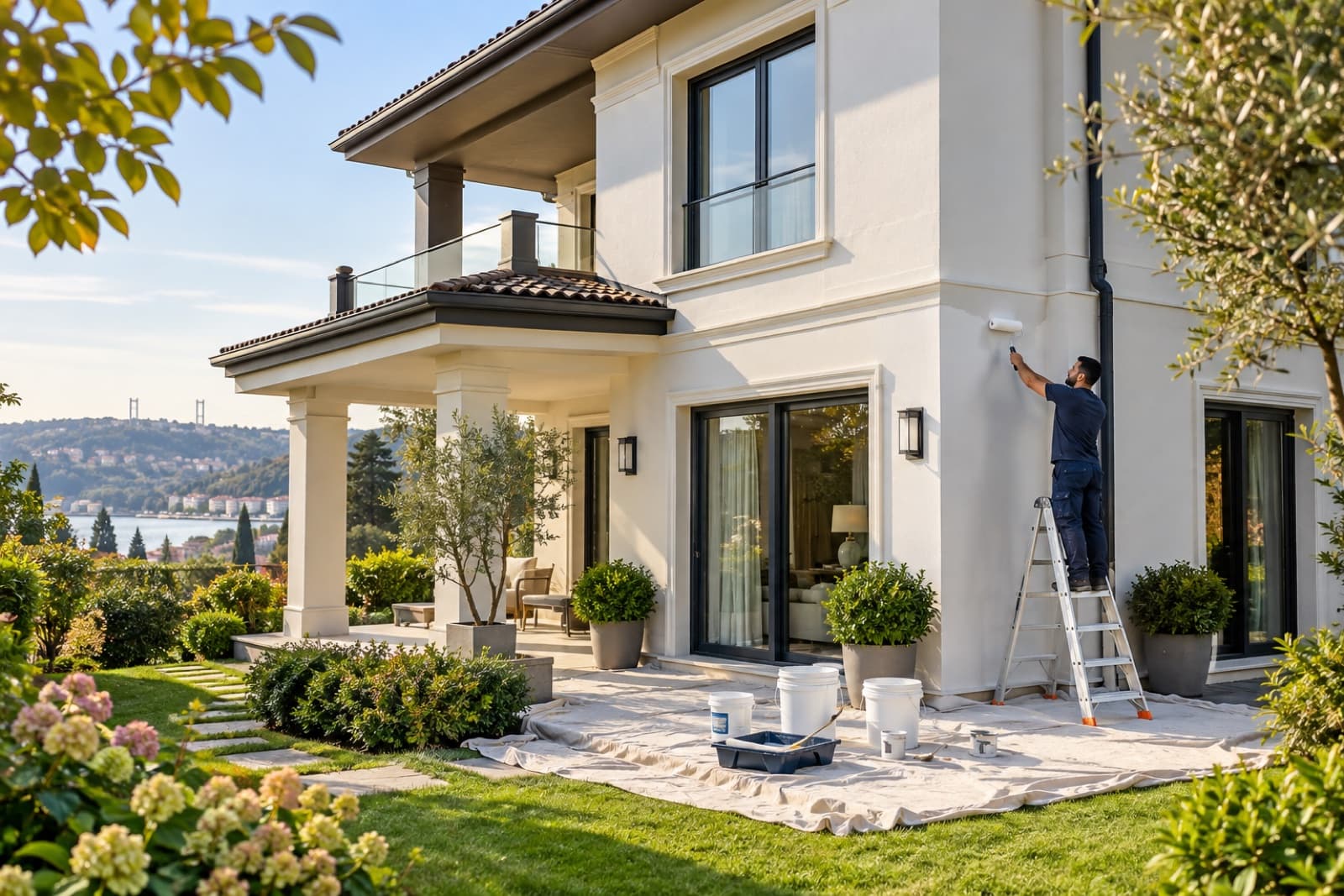 Villa ve Müstakil Ev Boyama